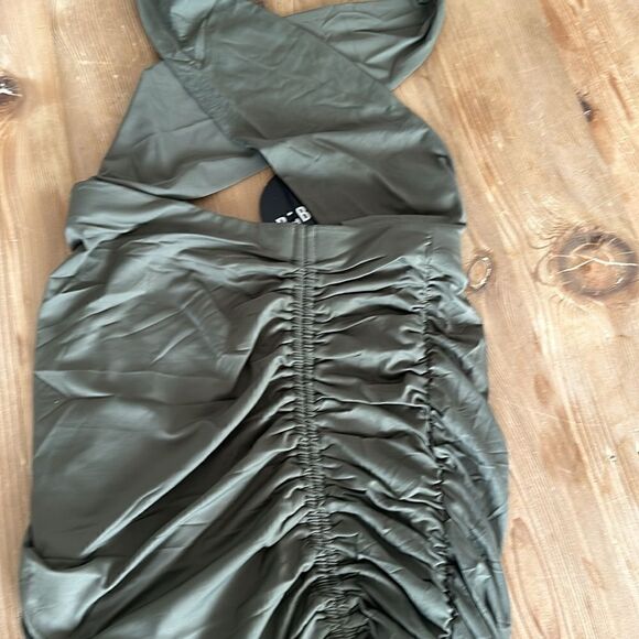 BABYBOO MARGARITA MINI DRESS - KHAKI NEW WITH TAGS - Picture 3 of 10